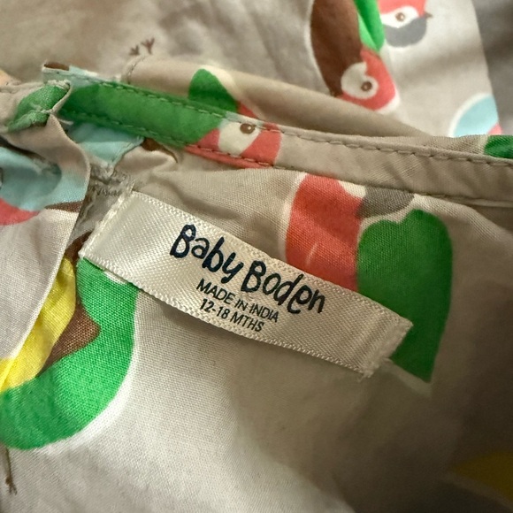 Baby Boden Smocked Bird Dress & Ruffle Butt Diaper Cover - Picture 8 of 8
